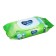 Wet toilet paper Aura Ultra Comfort with a lid, color mix, 50 pcs