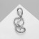 Book "Violin key" white color in silver