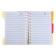 Notepad on the crest A6, 100 sheets, line, plastic cover, with dividers, New, mix