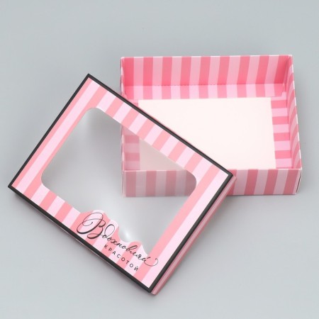 Gift box, packaging, “inspire beauty” 16.5 x 12.5 x 5 cm-2