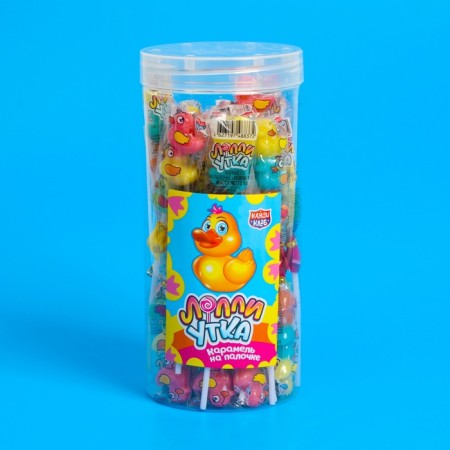 Caramel on the stick "Lolly duck", 15 g