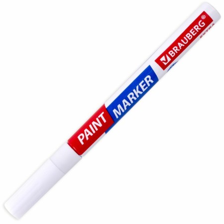 Markker-color (lacquer) 2.0 Brauberg Extra, reinforced nitro-base, alum, white 151967-9