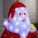 LED figure "Santa Claus" 30 × 80 × 40 cm, acrylic, 40 LED, 8 modes, 24 V, glow of white