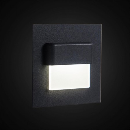 The built -in Citilux “Scully” CLD006K5, 7.7x7.7 cm, 1x1W, LED, Black Color-1