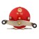 Culti-plate coil, metal-plastic, switch 3 modes, red color, 106