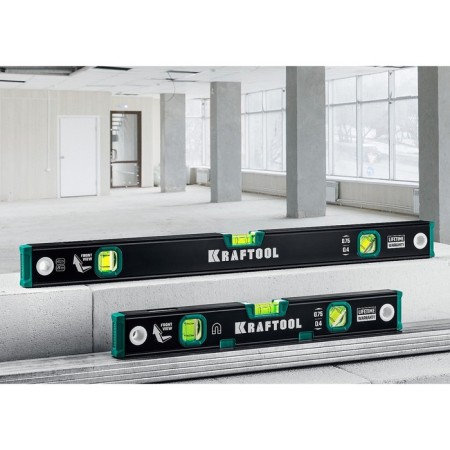 Magnetic level Kraftool 34785-150, enhanced profile, with a mirror eye, 1500 mm-6