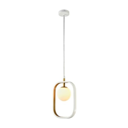 Suspension Avola 1x40W G9, white, gold 17.8x2.5x25 cm