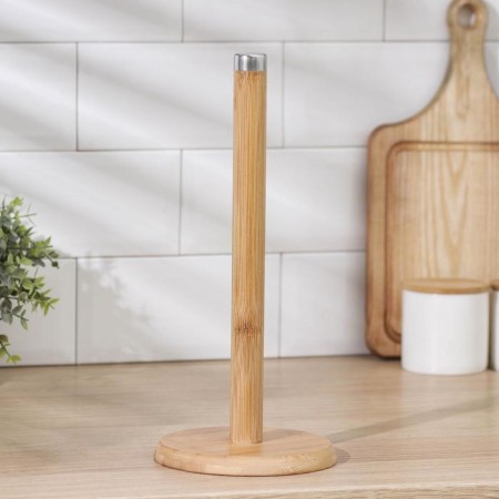 Bamboo, paper towels holder, 14 × 32 cm, bamboo-1