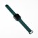 Electronic watch watches, D-3.7 cm, calendar, silicone strap, green