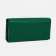 Women's wallet on magnets, green color