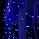 Garland "fringe" 3 × 0.9 m, IP44, UMS, white thread, 232 LED, blue glow, 220 V