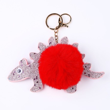 Soft toy "Dinosaurus-Pushstik", on a key fob, 16 cm, Mix colors-1