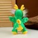 Soft toy "Dragon", 29 cm, green color
