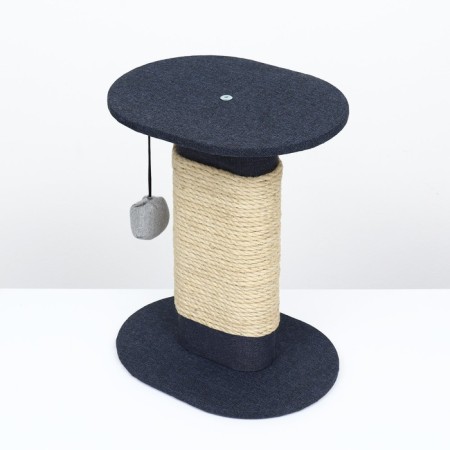 Claw-Stolbik "Piggon", wide, oval, 30 x 23 x 45 cm, blue-2