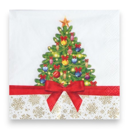 Paper Napkins Pro Prestige "Festive spruce", 3 layers, 33x33, 20 pcs.-1