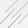 Sewing needles “Assorted”, D = 0.5 / 0.6 / 0.7 / 0.8 mm, 3.9 - 5.1 cm, 10 pcs