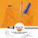 A set of ballpoint pens 4 pieces, BIC Round STIC EXACT, node 0.7 mm, blue, black, red, thin letter, rubber emphasis