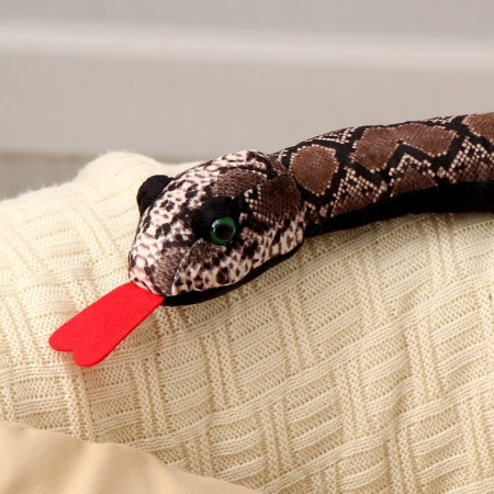 Soft toy "Snake", 80 cm, light strip-3