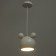 Bayerlux lamp "Barney" E27 40W white 20x20x20-120cm