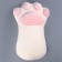 Soft toy "paw", 50 cm, milk-beam-beige color