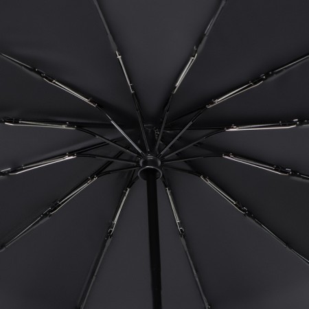 Automatic umbrella "Lanford", 3 additions, 12 spokes, r = 53 cm, dark blue color-8