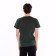 T-shirt male, dark green color, size 46
