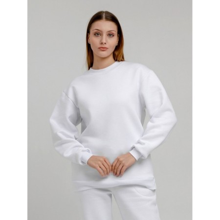 Women's sweam with a comb, size 56, white color