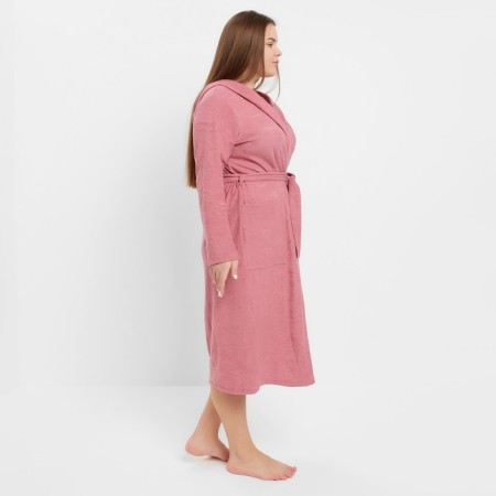 Women's bathrobe, dry rose, size 48-2