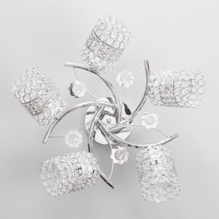 Bertie chandelier 5x40W E27 Chrome Model: 2612376-3