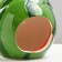 House for rodents "watermelon" ceramic, 10 x 13 x 9.5 cm