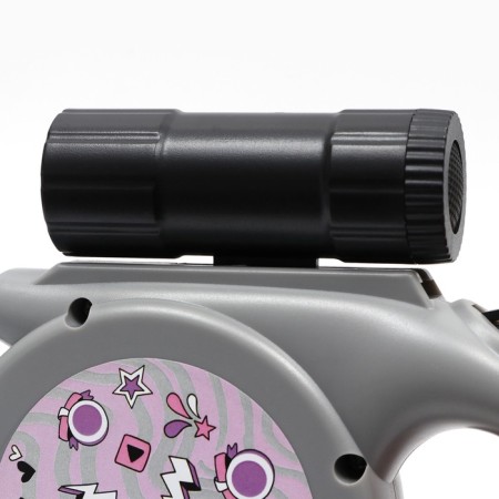 Roulette with a lantern and a compartment for packages 5 m, max = 50 kg, gray-7