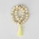 Parsing wooden "Orthodox" 31 beads with a brush, white color