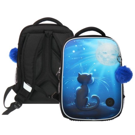 Frame saturan, 37 x 26 x 16 cm, Grizzly, LED backlight, black/blue