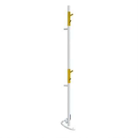 Towel Electric Laris Image, 150x1400 mm, 4 crossbars, univers., White-11