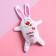 Soft toy-Magnet "I love you!", Bunny