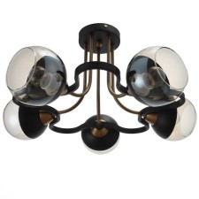 Economic Service Chak 5x40W E27 Black 65x65x50cm