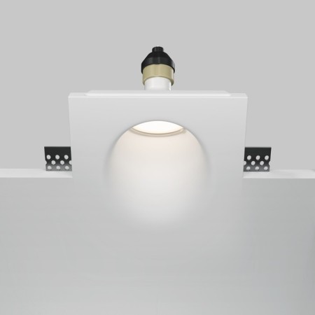 The built-in lamp Technical DL001-WW-01-W, 1x12W, 12x12x6.5 cm, GU10, white color-3