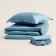 Sl Home Tencel 235*260 cm sheet, col. Gray-blue