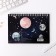 Sketchbook in a solid cover on the crest Space Sketch A5, 80 l, 100 g/m