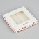 Square chocolate box "Hearts", 10.2 x 10.2 x 1.4 cm