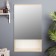 Bathroom mirror "Vienna 40" White/Sonoma, 40 x 70 x 13.6 cm