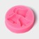 Mold "Bells Large", silicone, 7 × 7 cm, pink color