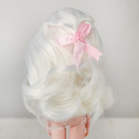 Hair for dolls "wavy with a tail" is small, color 60-2