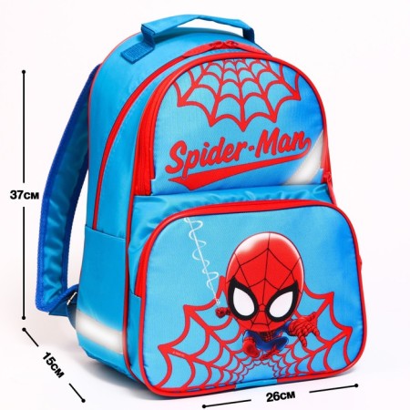 School backpack with an ergonomic back, 37x26x15 cm, Spider-Man-1