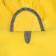 Combiason for dogs, demi -season with a visor, size 3xl (DS 50, OG 67, Osh 51 cm), yellow