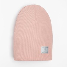 Hat for girls, powder color, size 50-54