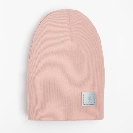 Hat for girls, powder color, size 50-54