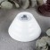 Porcelain relief salad, 150 ml, white color