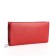 Women's wallet with lightning, red color