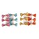 New Year's decor on the tree "Bows" set of 6 pcs.